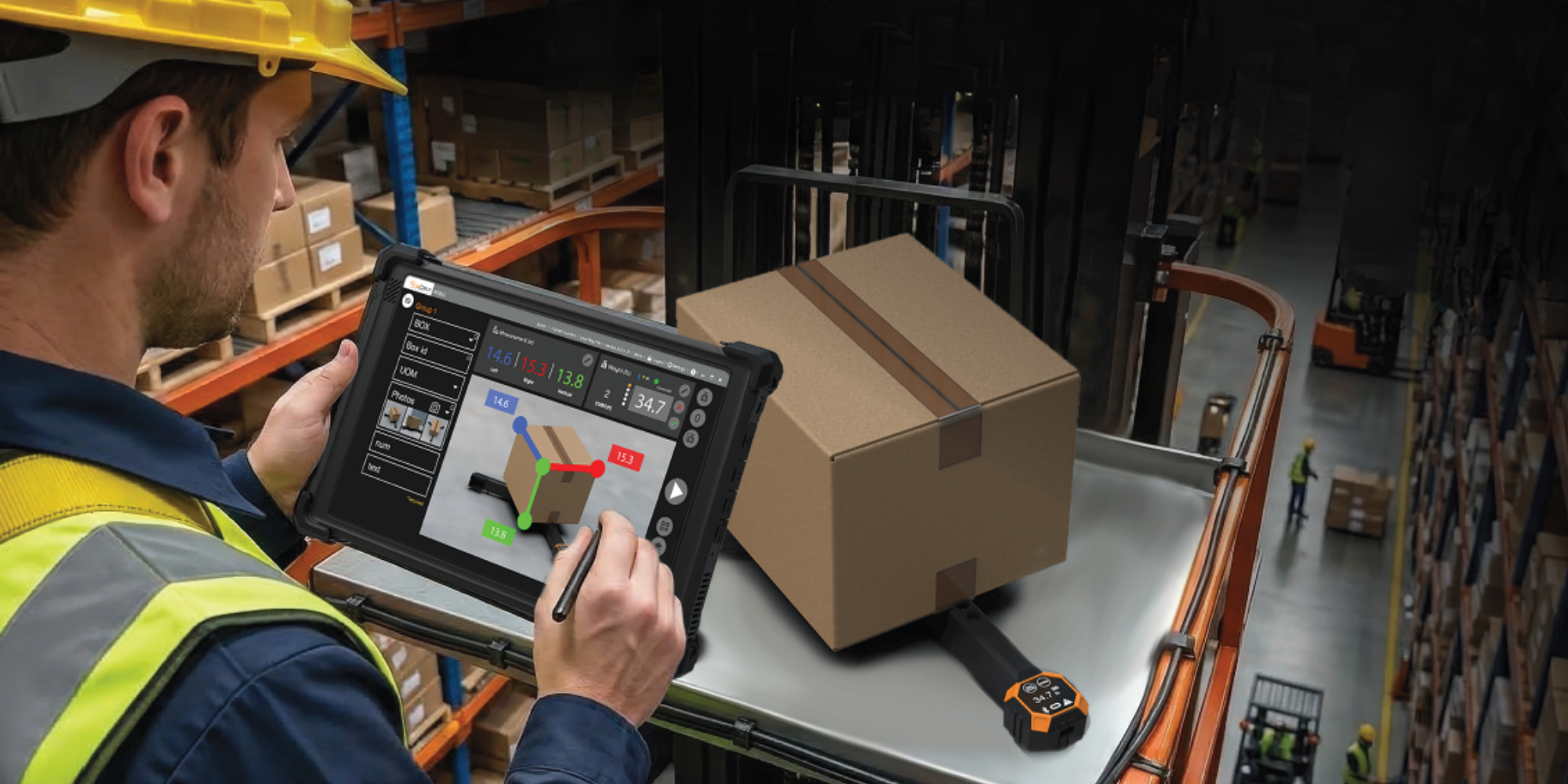 High-Flying Mobile Dimensioning