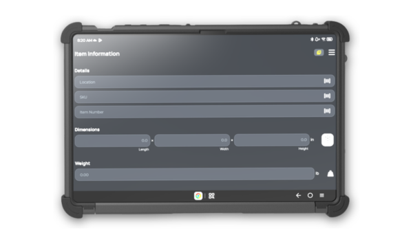 Tablet - Android - Home