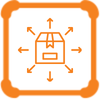 warehouse and distribution icon