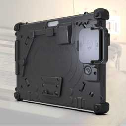 rugged xcase for microsoft surface pro 9 and 10 with integrated scanner and payment device