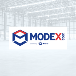 modex 2022 logo over warehouse scene