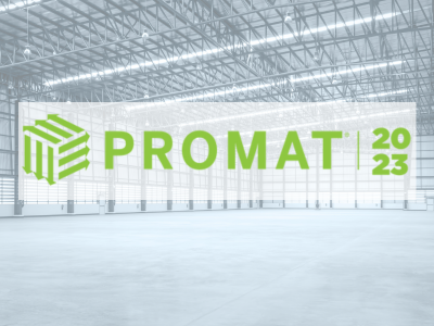 promat logo over empty garage