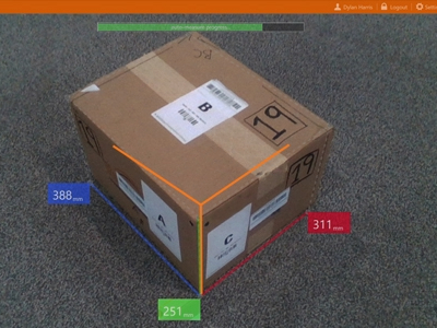 xdim mobile dimensioning software with corner y-guide